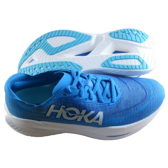 Hoka Men's Mach X 2 Running Shoes Skyward Blue Electric Cobalt Sizes NIB - Picture 2 of 8